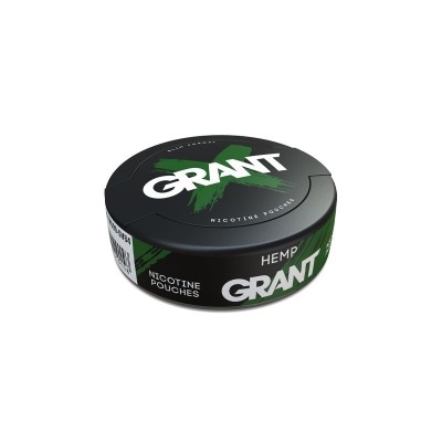 Grant Nicotine Pouches Hemp 25mg/g